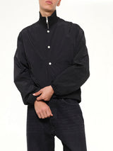 Zip Up Anorak in Black