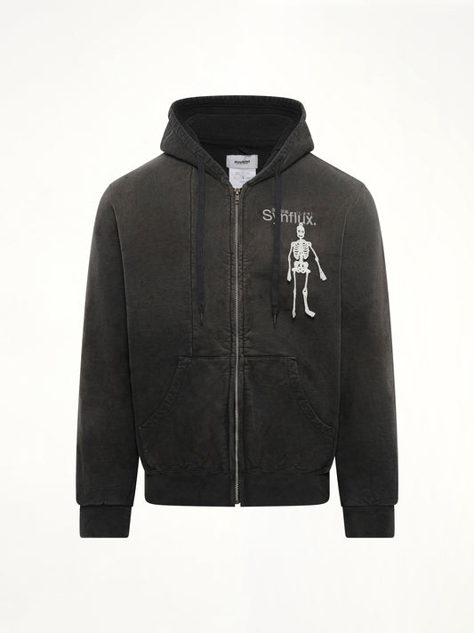 Waste-Reducing Algorithm Hoodie in Black