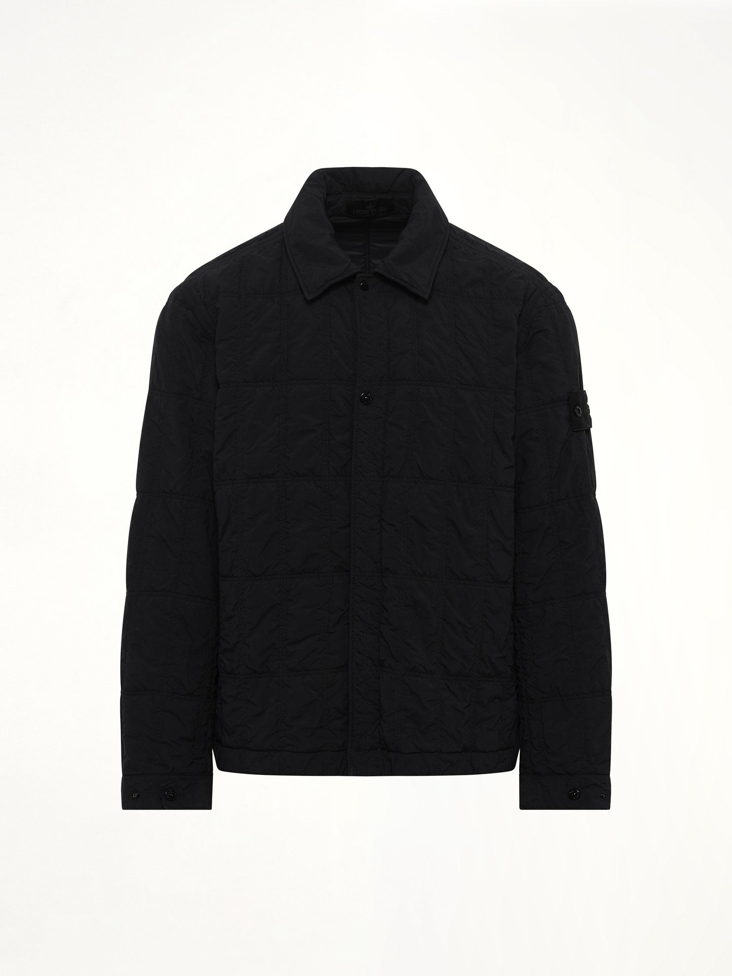 410009 Nylon Smerigliato Jacket in Black