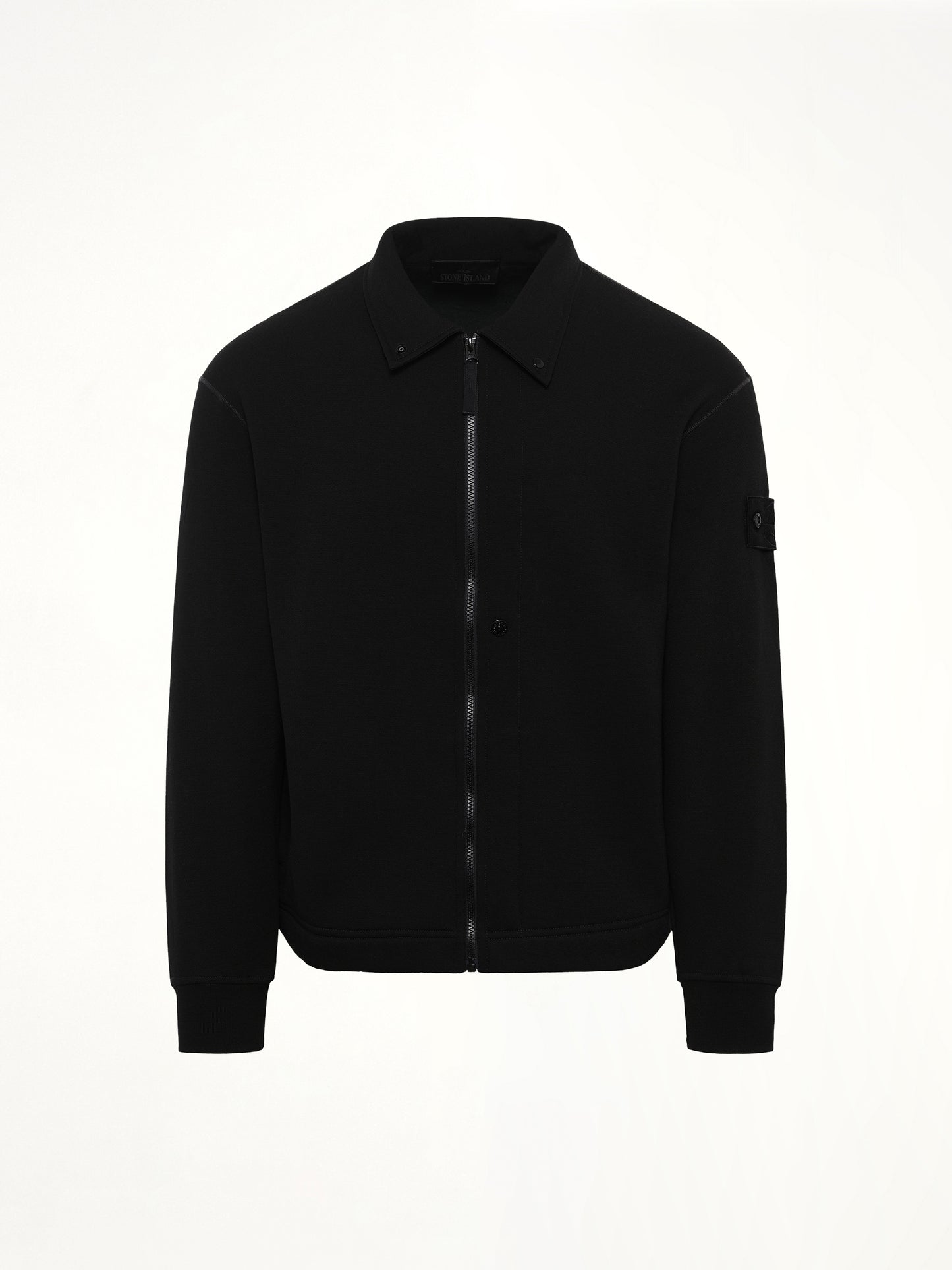 610005 Ghost Zip Up Cardigan in Black