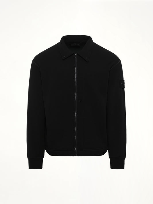 610005 Ghost Zip Up Cardigan in Black