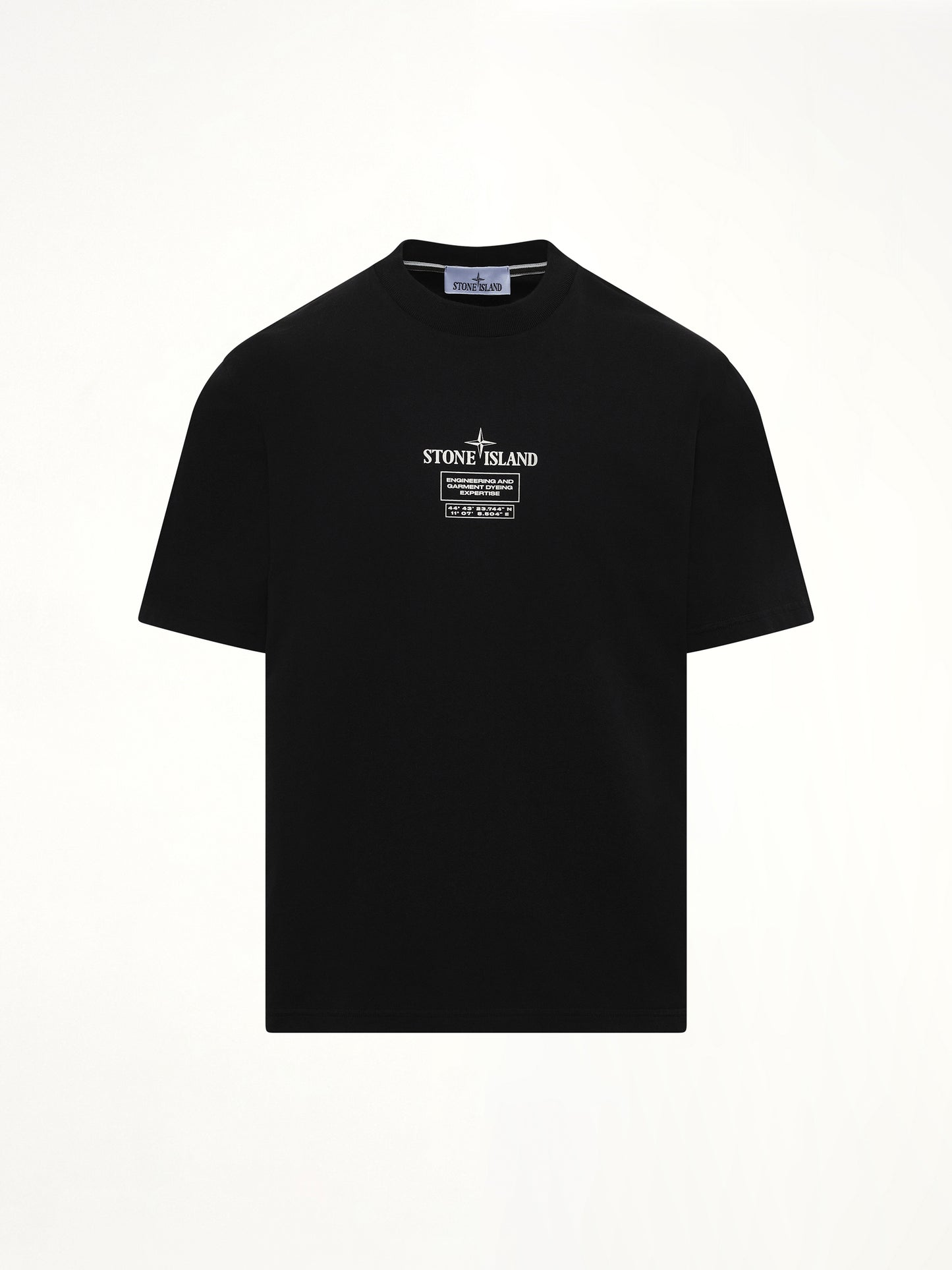 210003 02 Industrial Logos S/S T-Shirt in Black