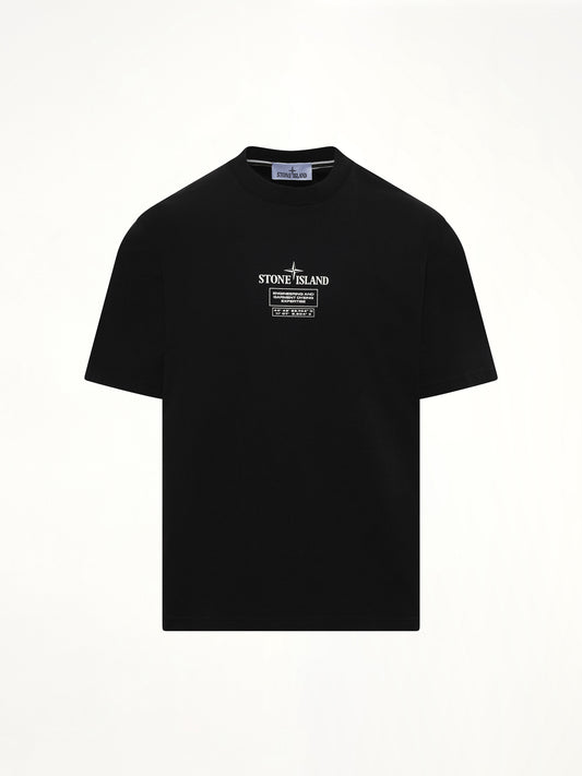 210003 02 Industrial Logos S/S T-Shirt in Black