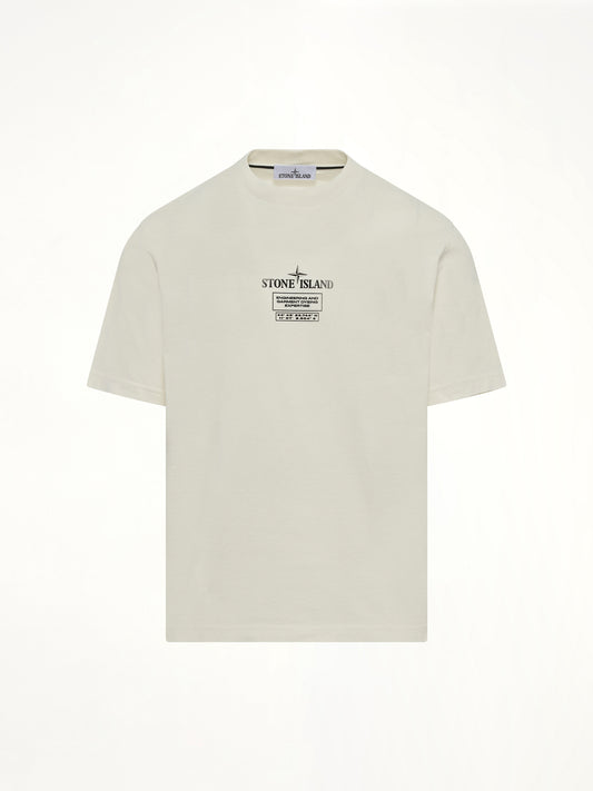 210003 02 Industrial Logos S/S T-Shirt in Ivory