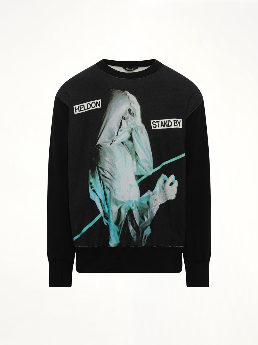 Heldon Stand By L/S T-Shirt in Black