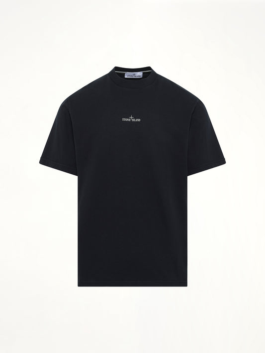 210003 Industrial Print S/S T-Shirt in Navy Blue