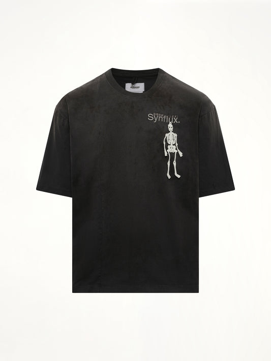 Waste-Reducing Algorithm T-Shirt in Black