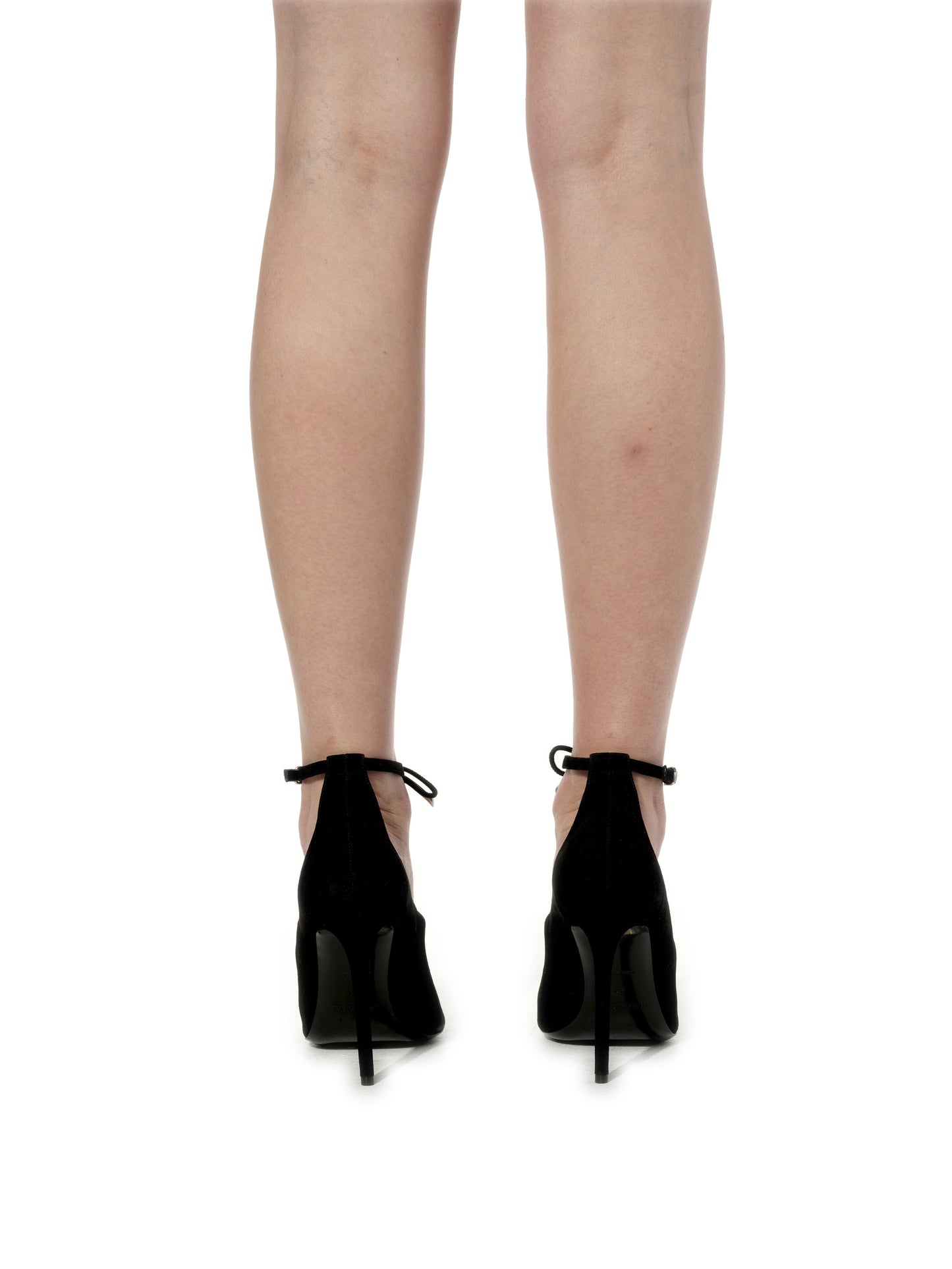 Leather Heel in Black