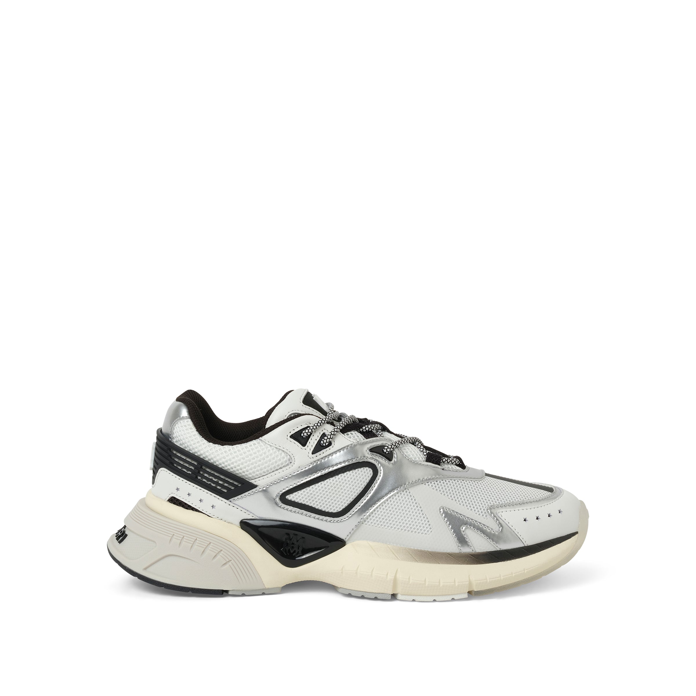 MA Runner in Black/White/Silver