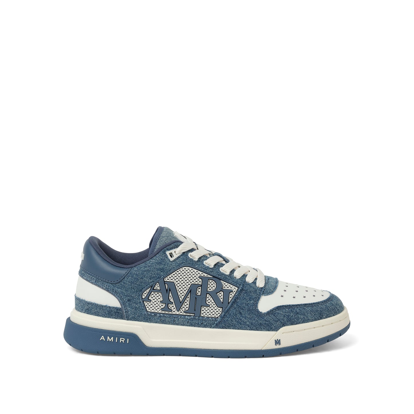 Vintage Denim Classic Low Sneaker in Washed Indigo