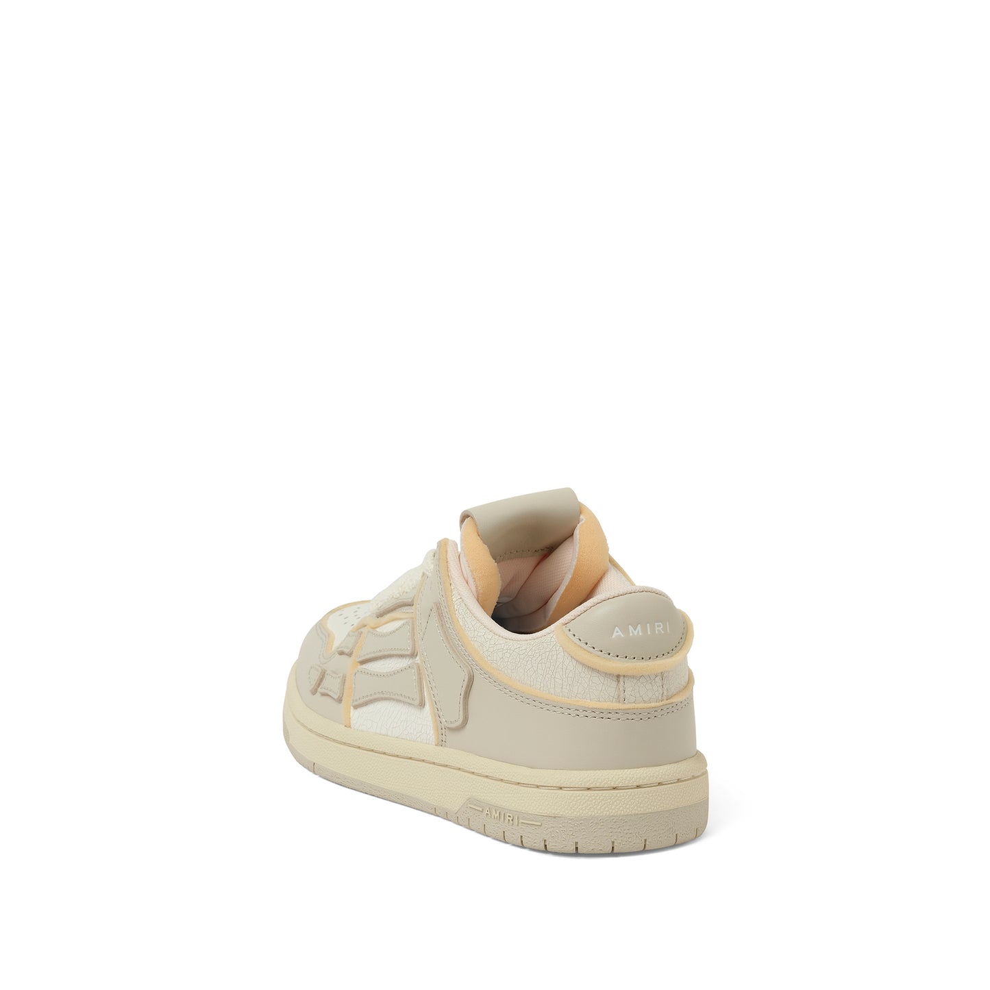 Collegiate Skeleton Sneaker in Birch/White