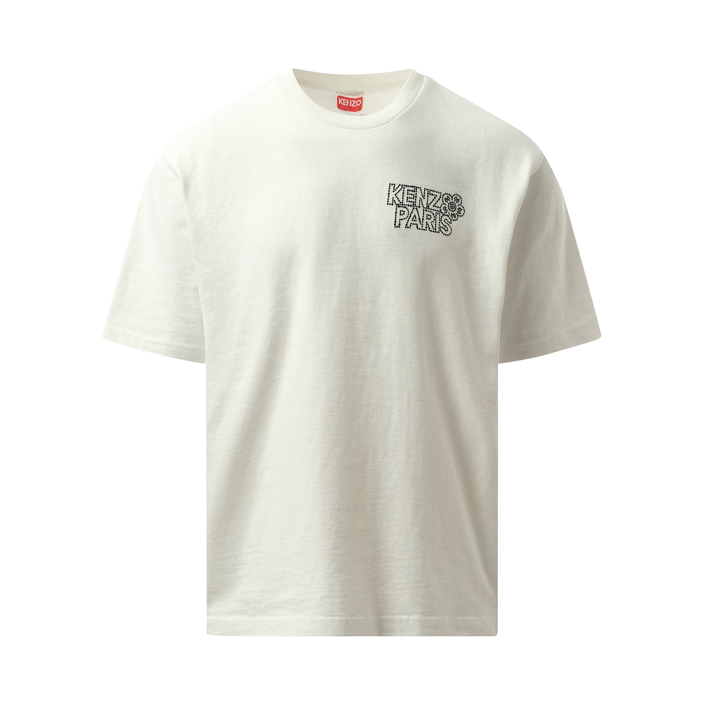 Constellation Embroidered Oversize T-Shirt in Off White