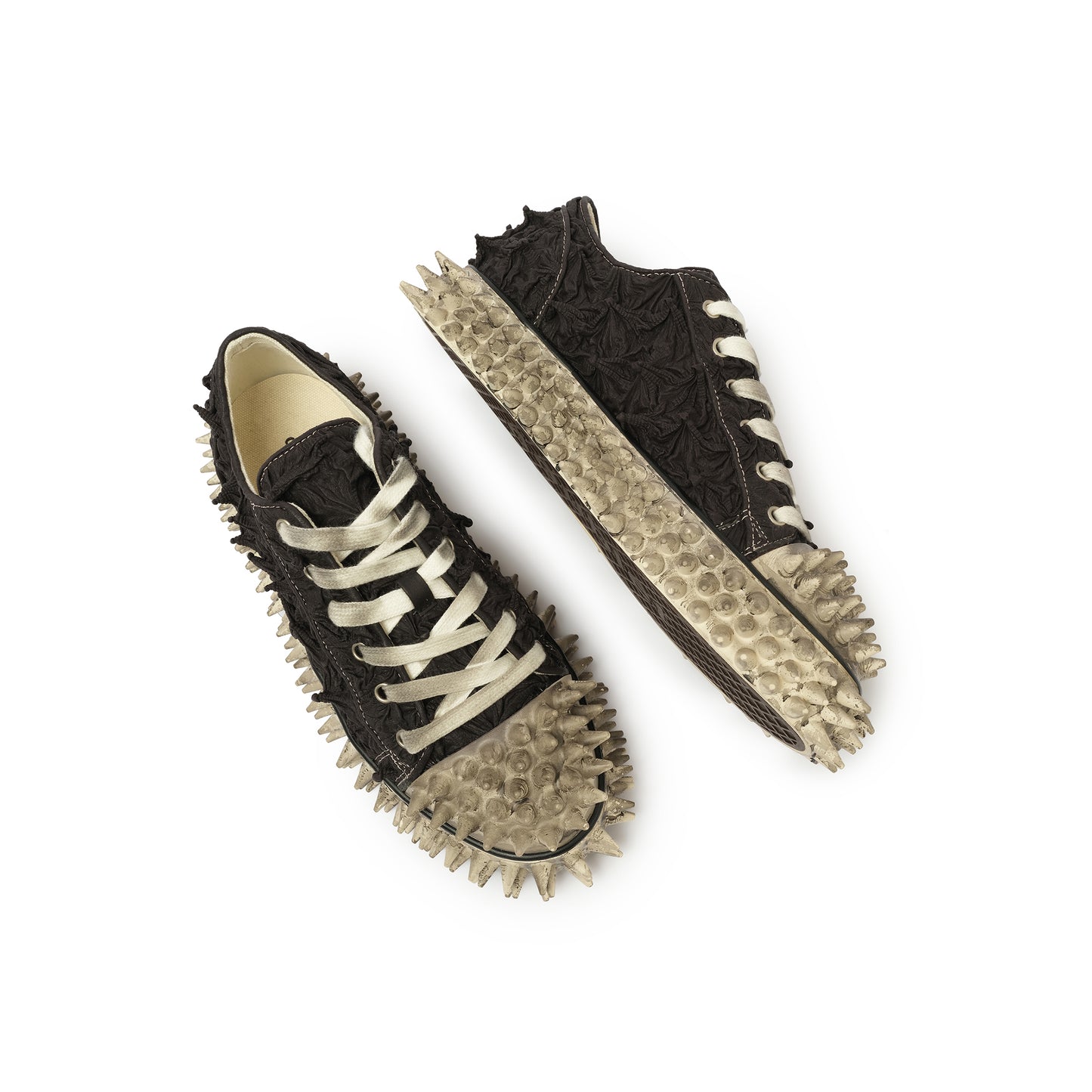 Porcupine Lace up Sneaker in Black