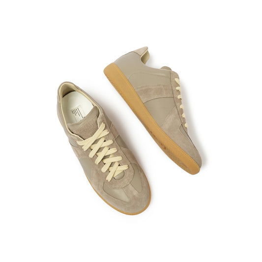 Replica Leather Sneaker in Birdy