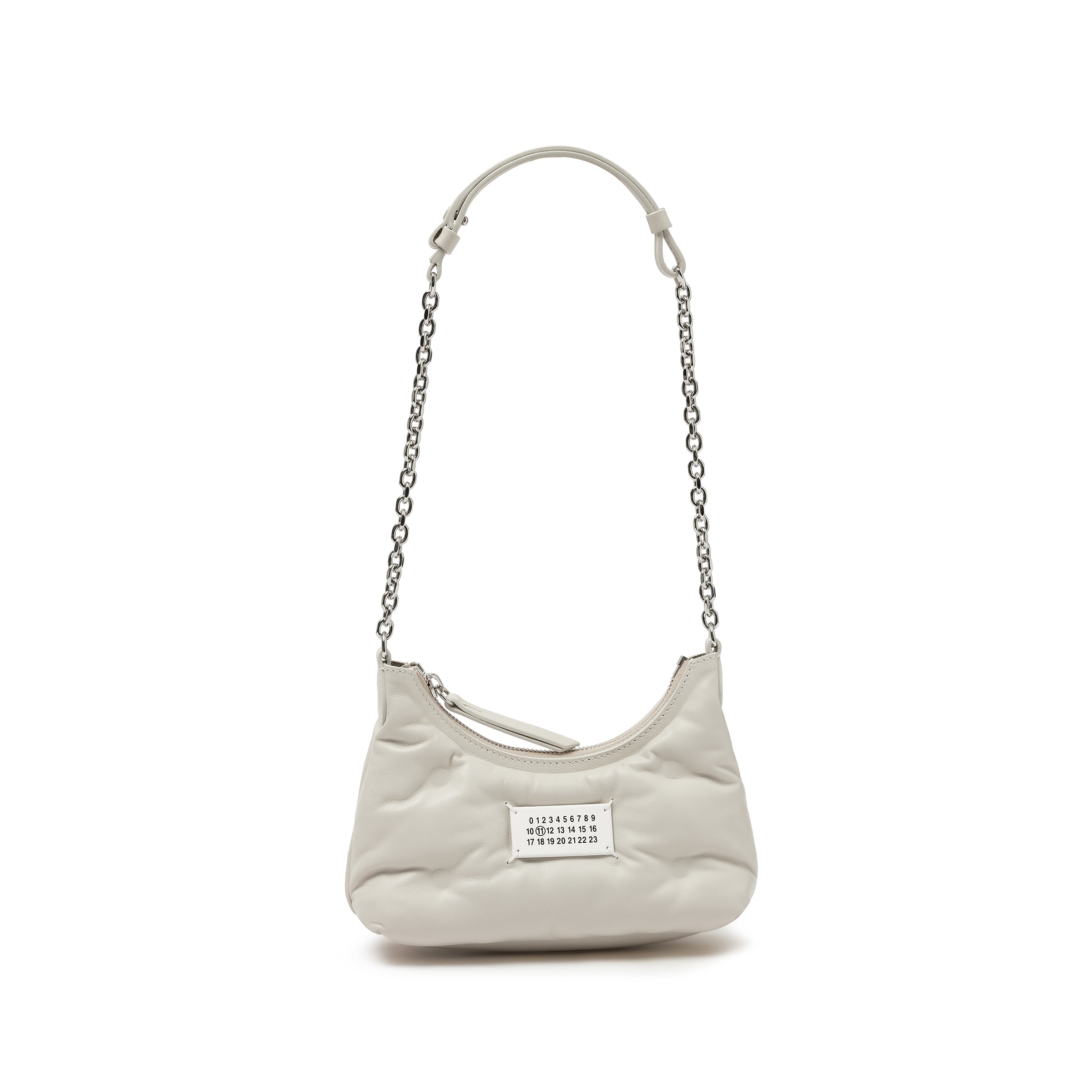 Micro Glam Slam Hobo Bag in Greige