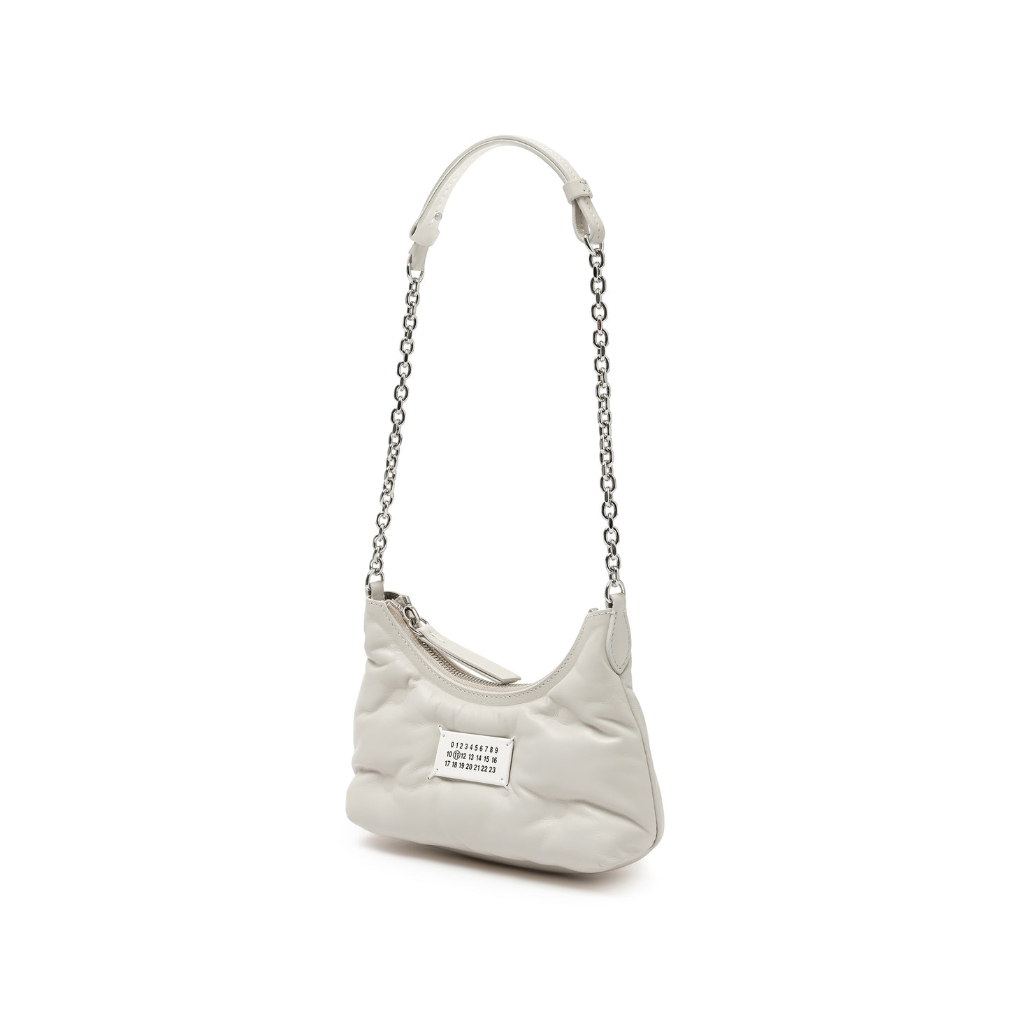 Micro Glam Slam Hobo Bag in Greige