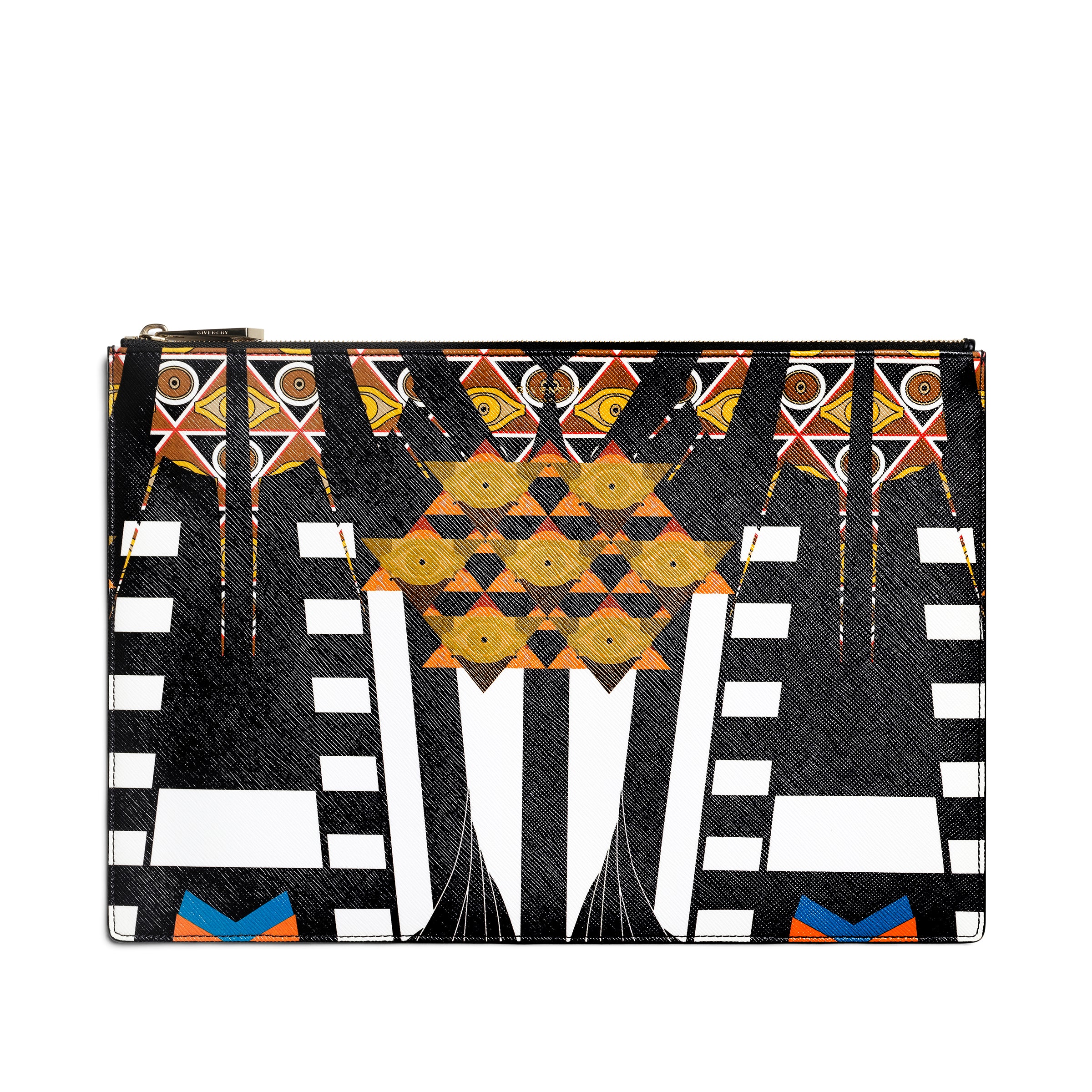 Iconic Print Large Pouch