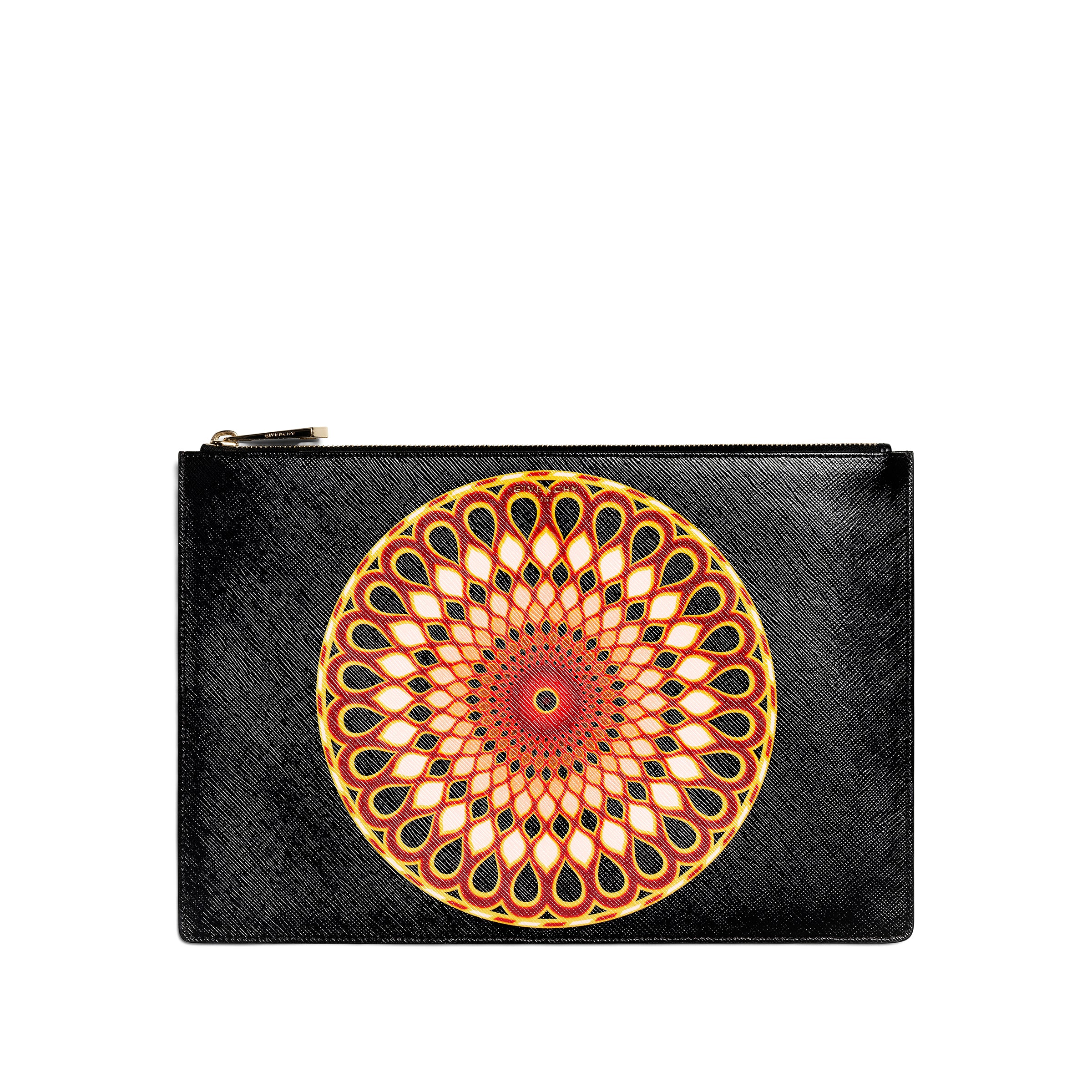 Iconic Print Medium Pouch in Multicolor