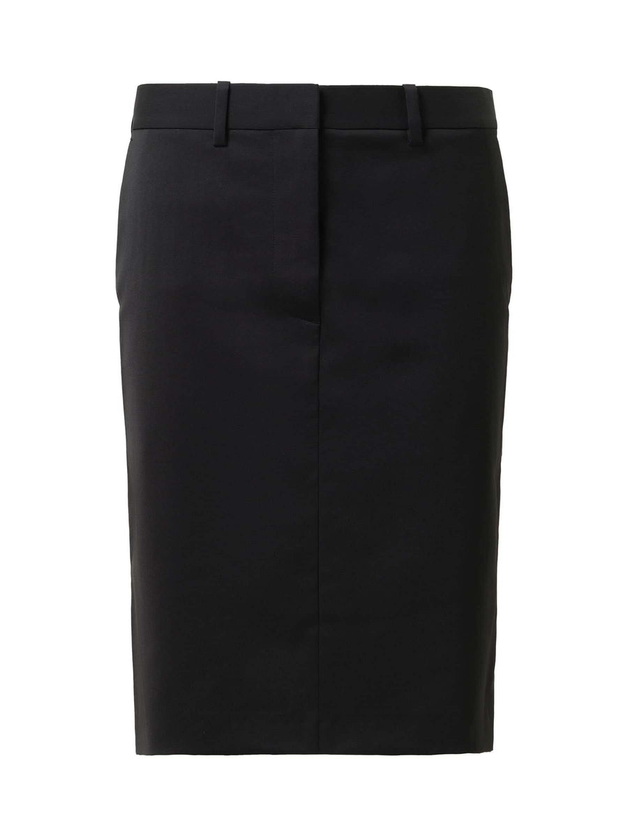 Car Zip Skirt in Black