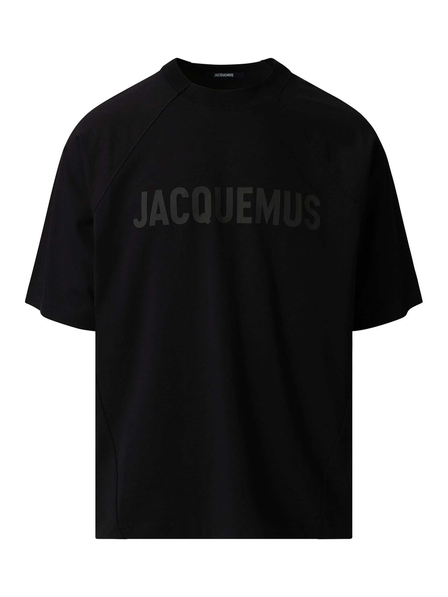 Jacquemus Le T-Shirt Typo in Black