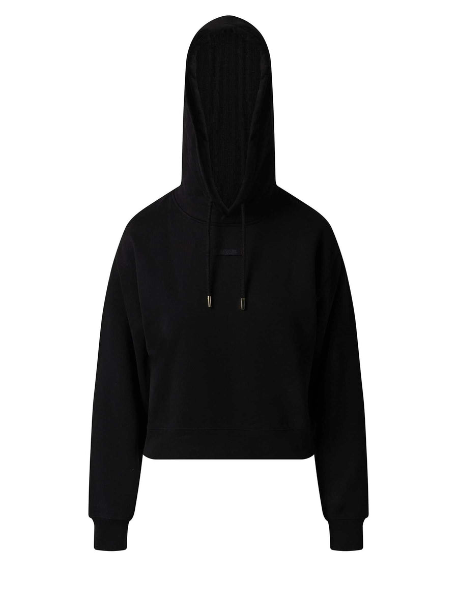 Le Hoodie Gros Grain in Black