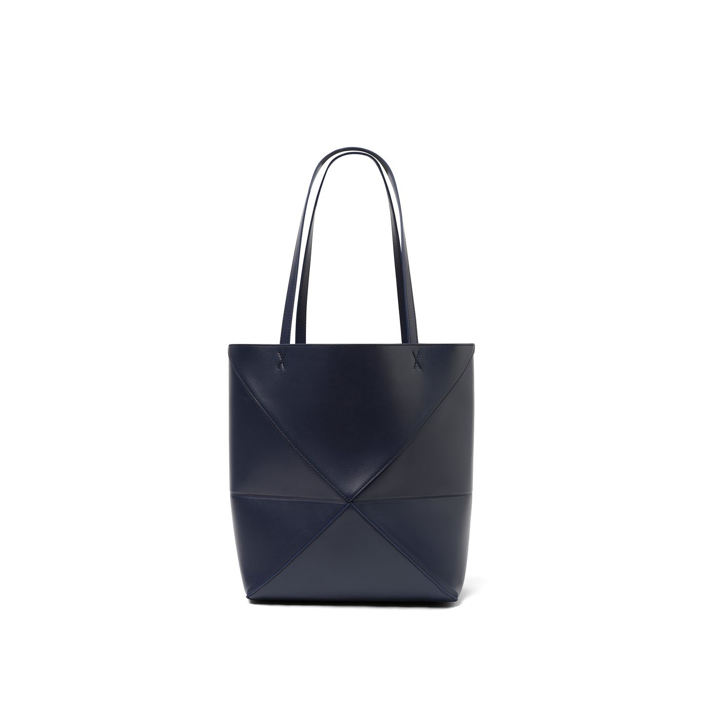 Puzzle Fold Tote Medium in Abyss Blue