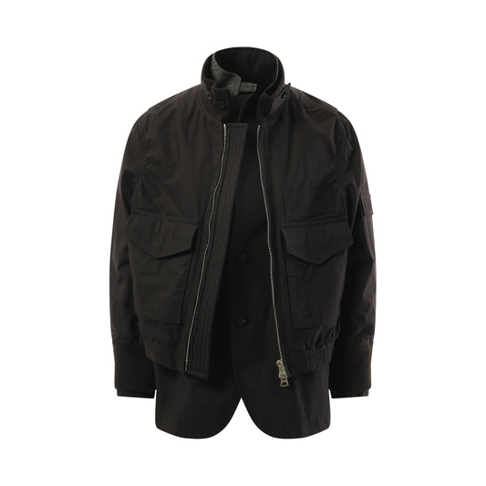 Rip Stop Jacket in Black