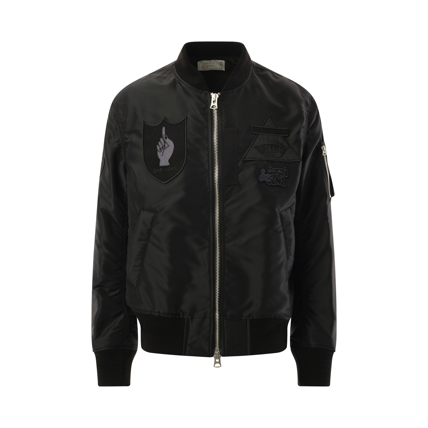 Sacai Gonz Nylon Twill Blouson in Black