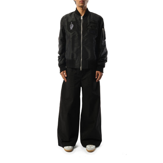 Sacai Gonz Nylon Twill Blouson in Black