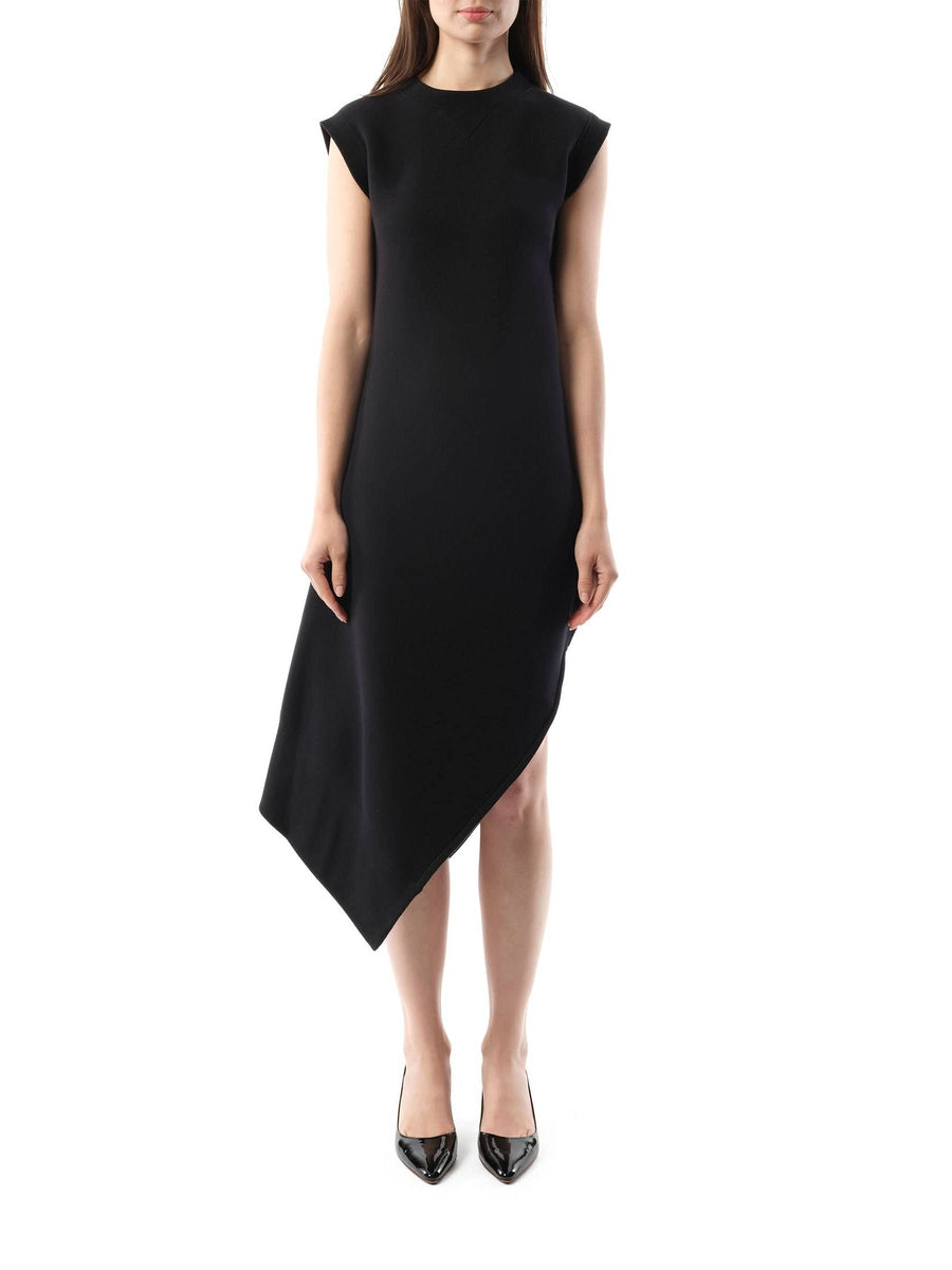 Sponge Sweat Dress in Black