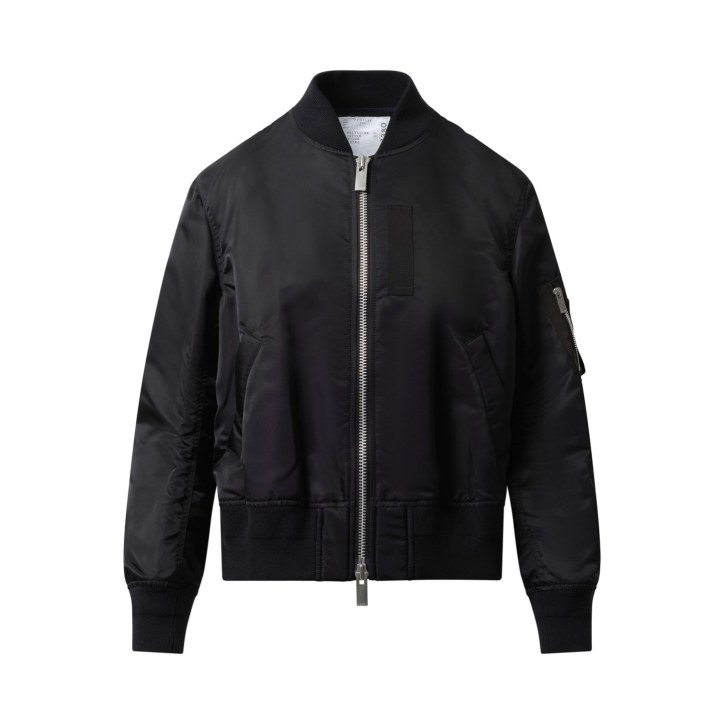 Nylon Twill Blouson in Black