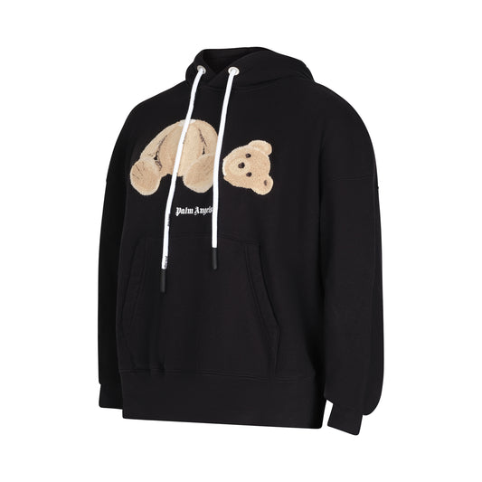 Classic Bear Hoodie in Black/Brown