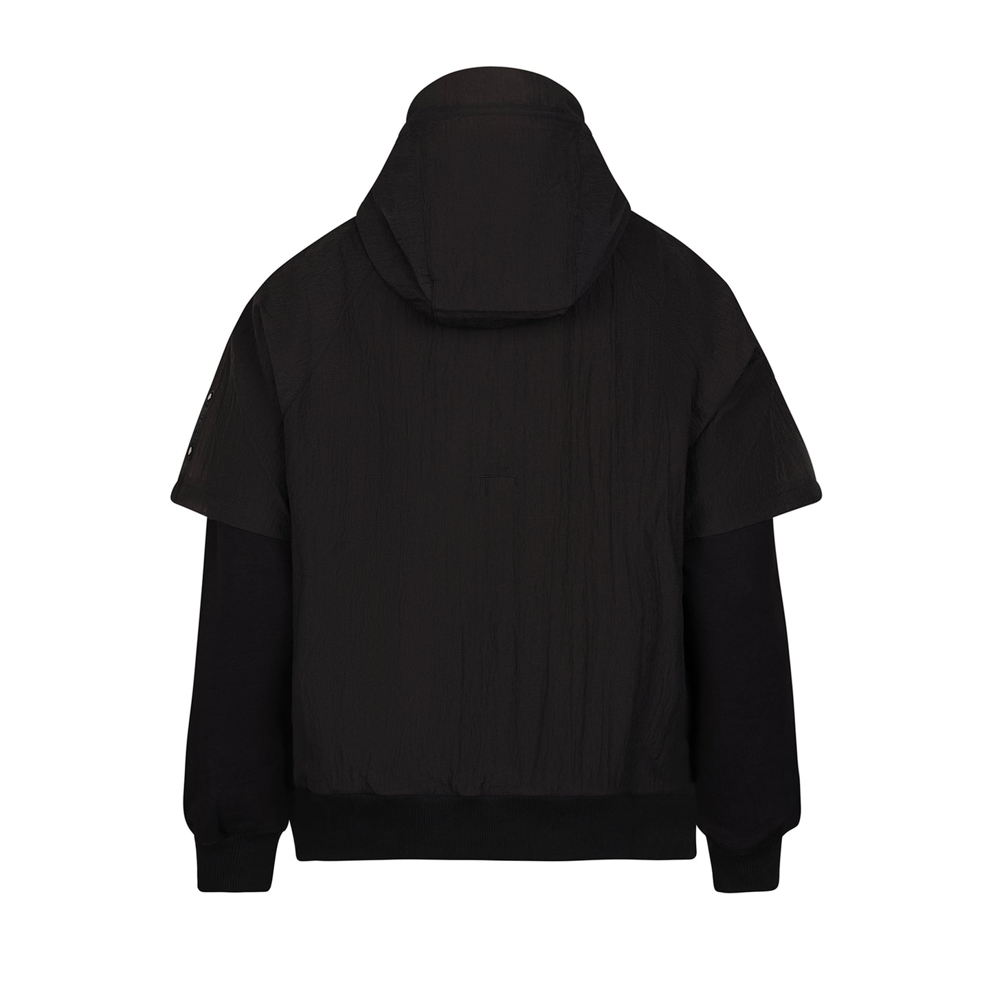 Overlay Hoodie in Black