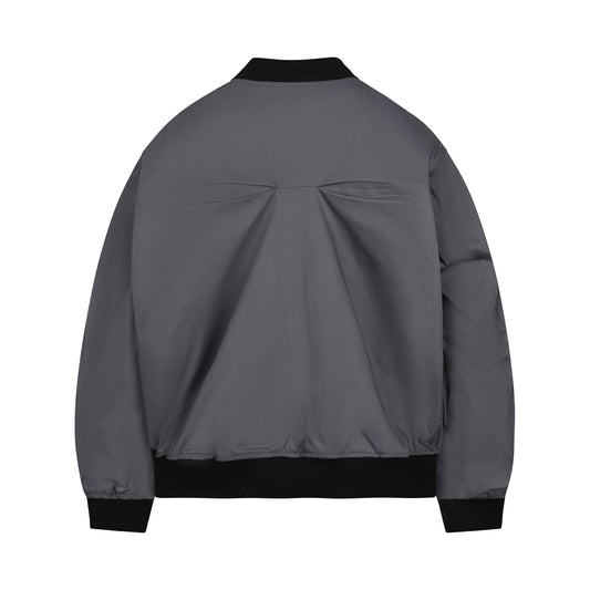 Cinch Bomber Jacket in Slate Grey