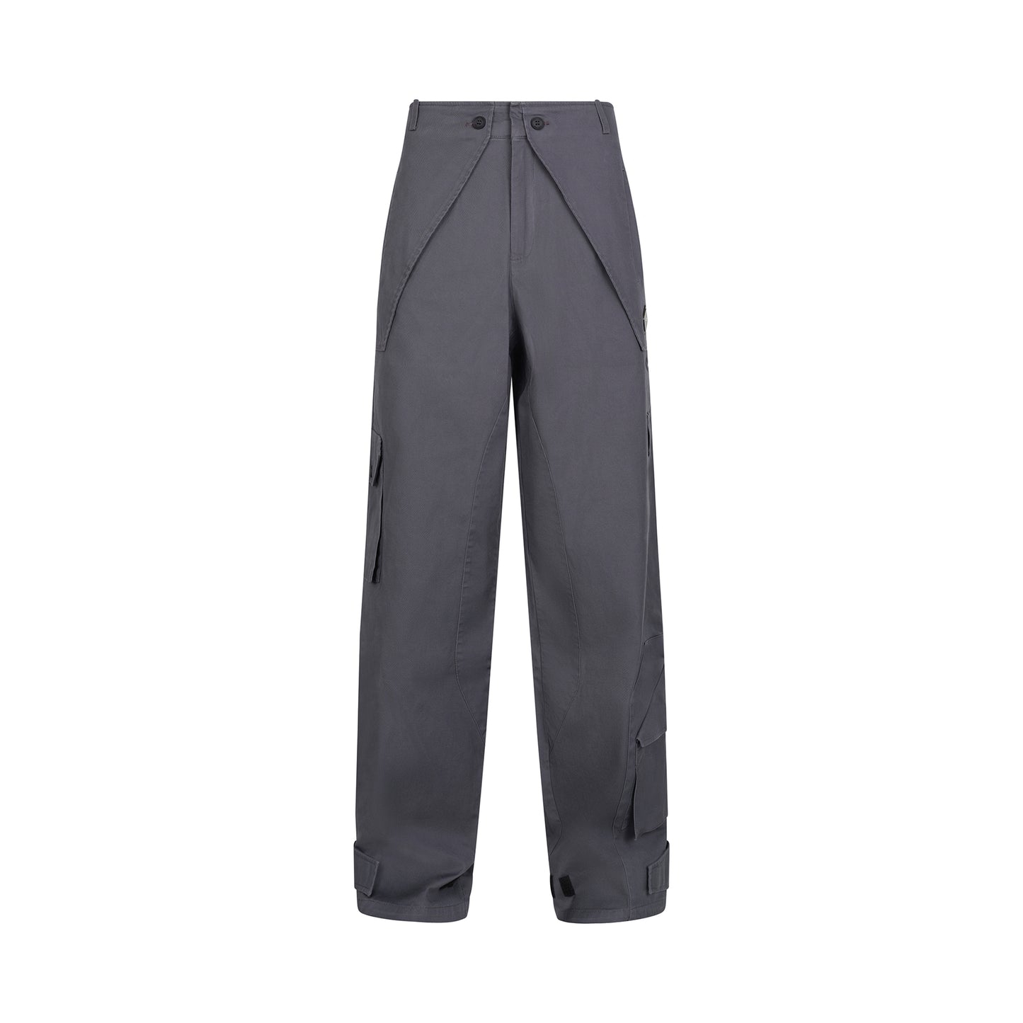 Overlay Cargo Pants in Slate Grey