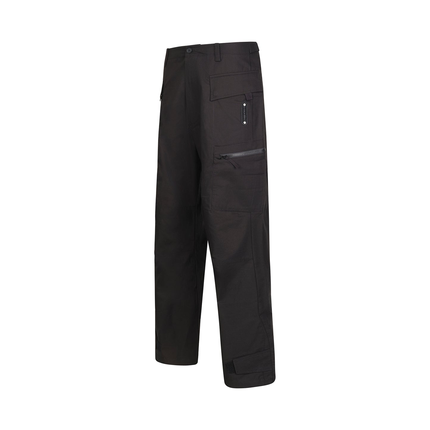 Static Zip Pant in Black