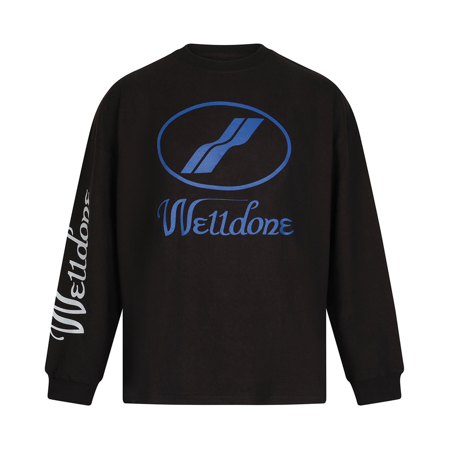 Logo Oversizes Sweatshirt in Black