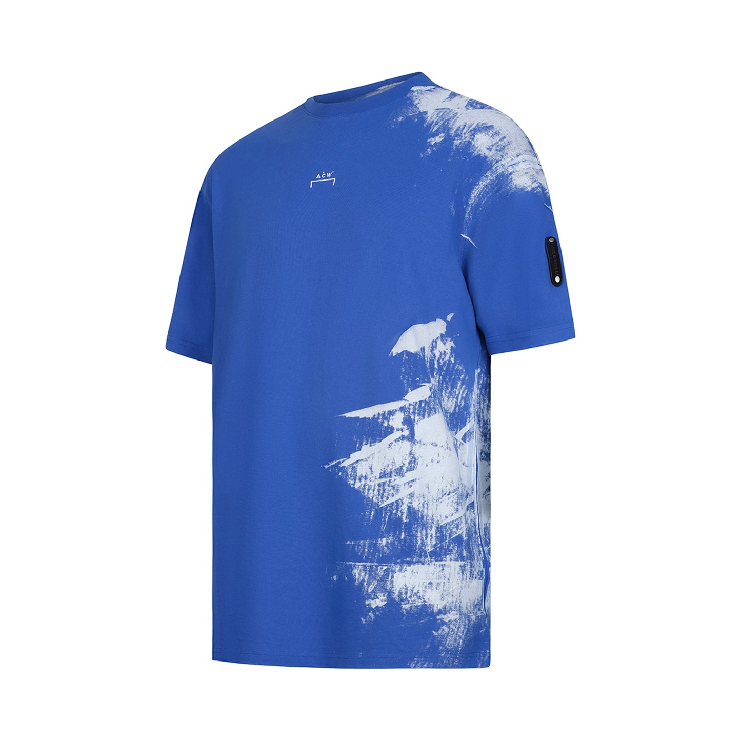 Brushstroke T-Shirt in Volt Blue