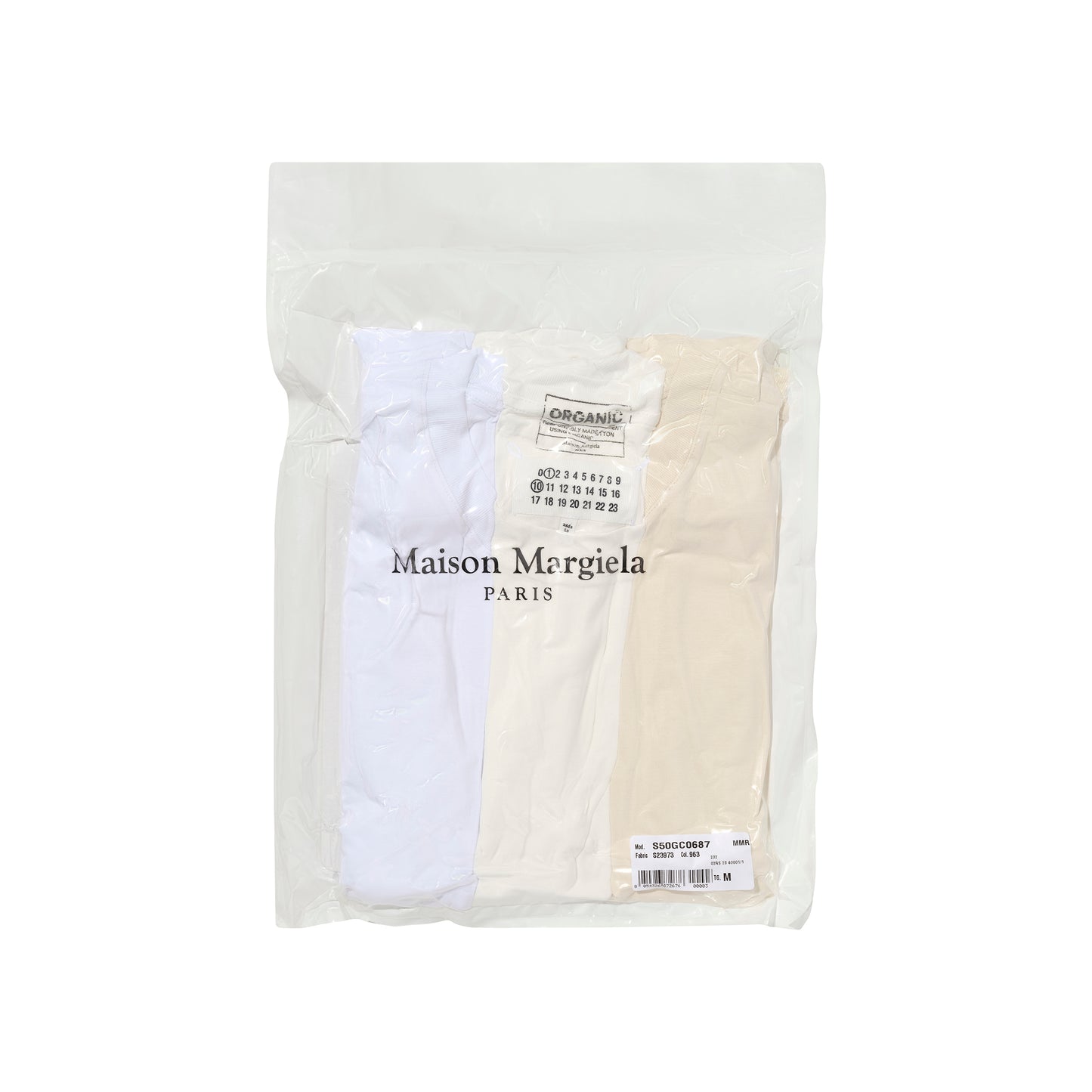 3 Pack Organic Jersey T-Shirts in White