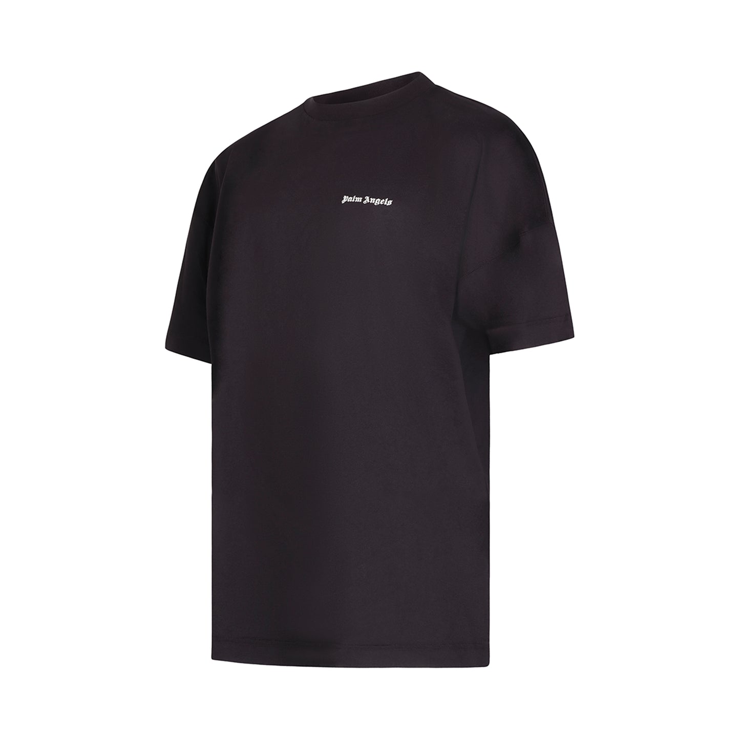 Embroidered Logo Oversized T-Shirt in Black/White