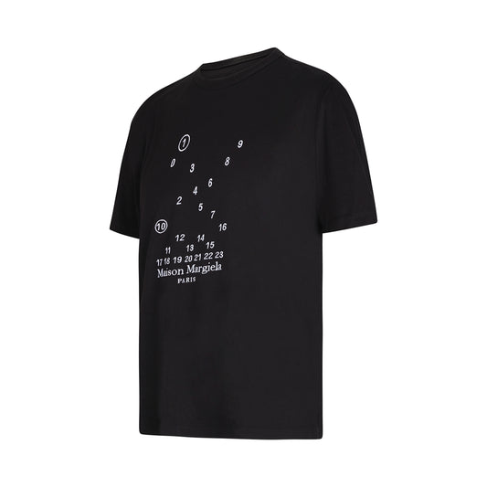 Numeric Logo T-Shirt in Black