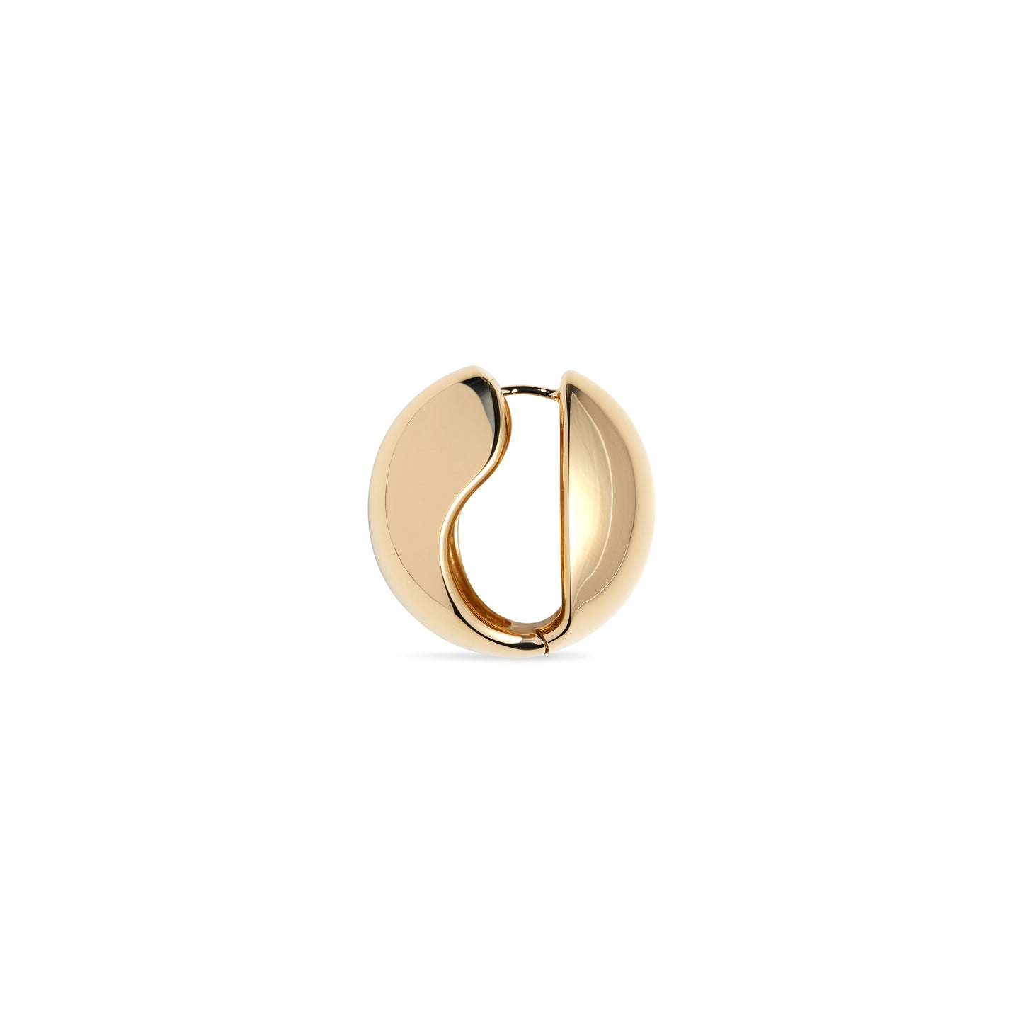 Logo Earring in Gold