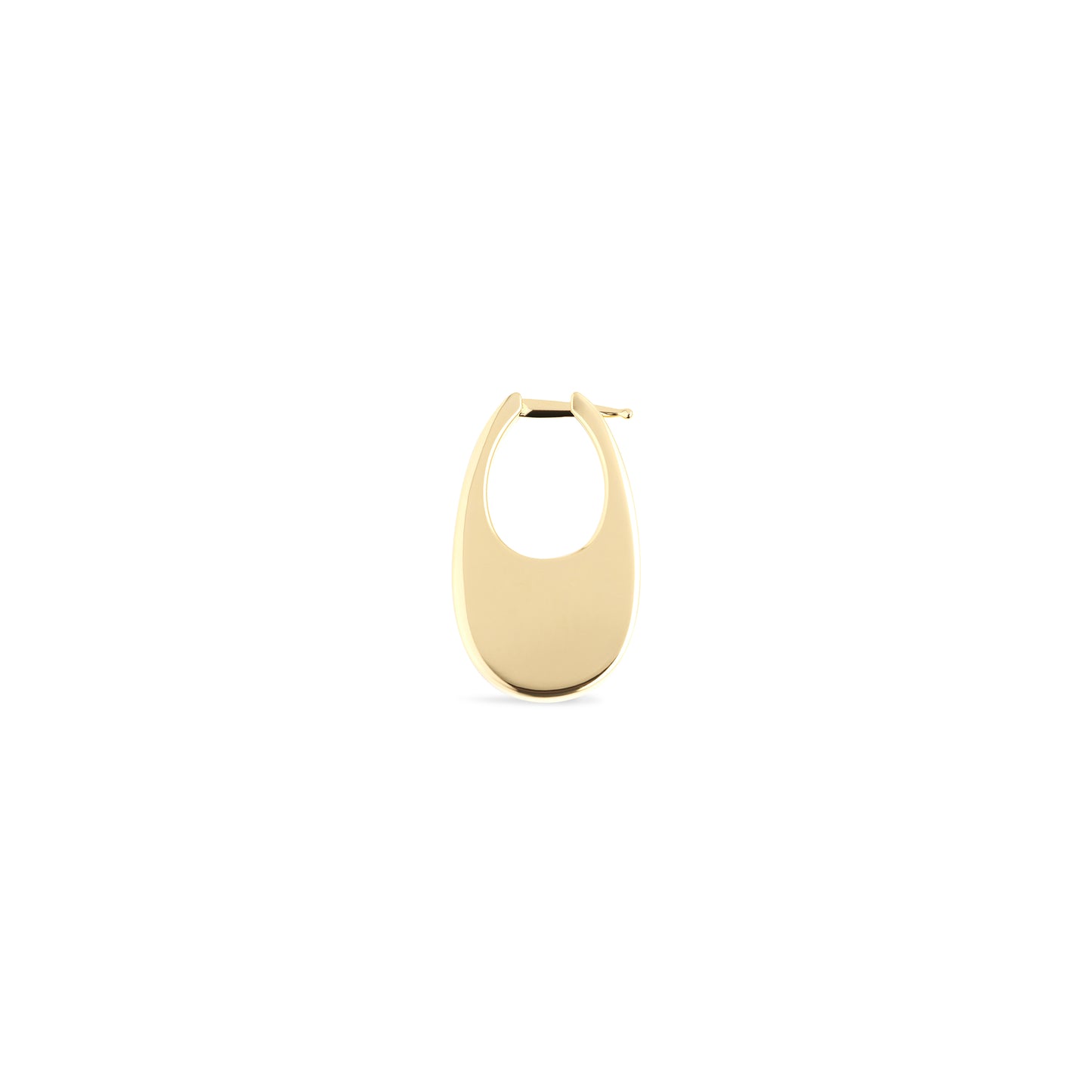 Medium Swipe Earring in Gold