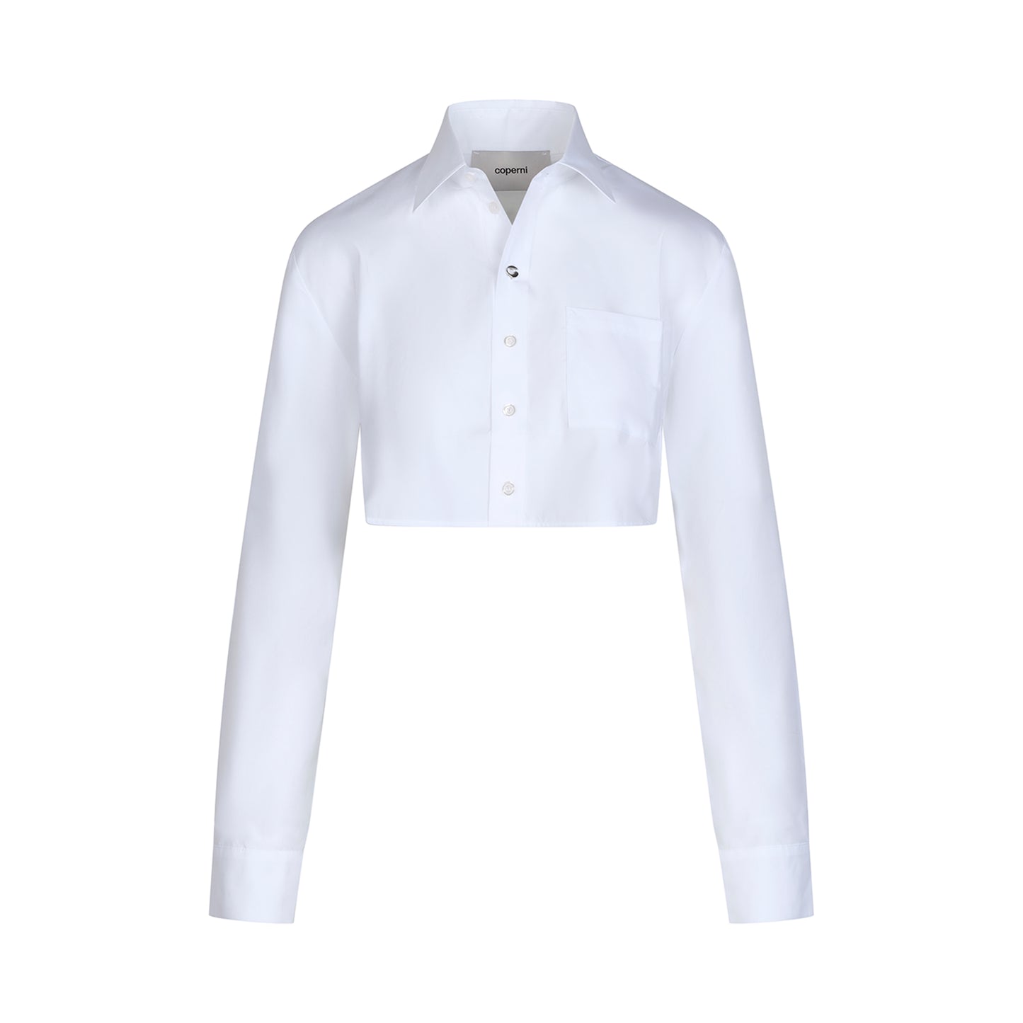 Cropped Shirt in White