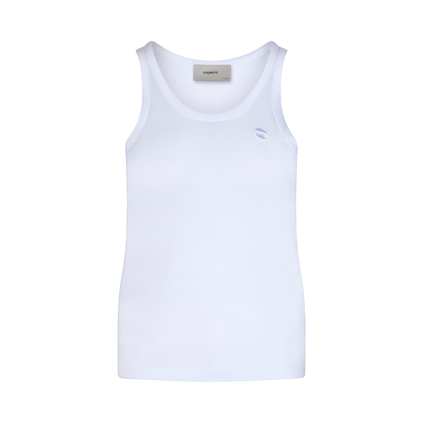 Lightweight Logo Tank Top in White