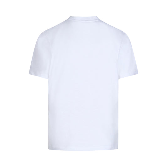 Logo Boxy T-Shirt in Optic White