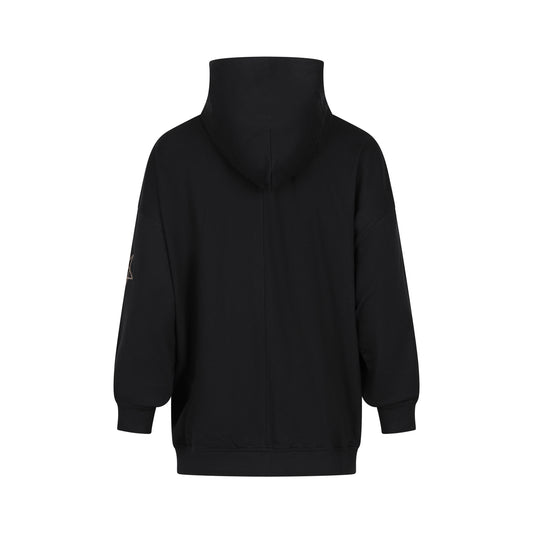 Rick Owens x Champion Jumbo Jason Hoodie in Black