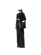 Maison Margiela Dress-Age Hobo Bag in Black/Chestnut