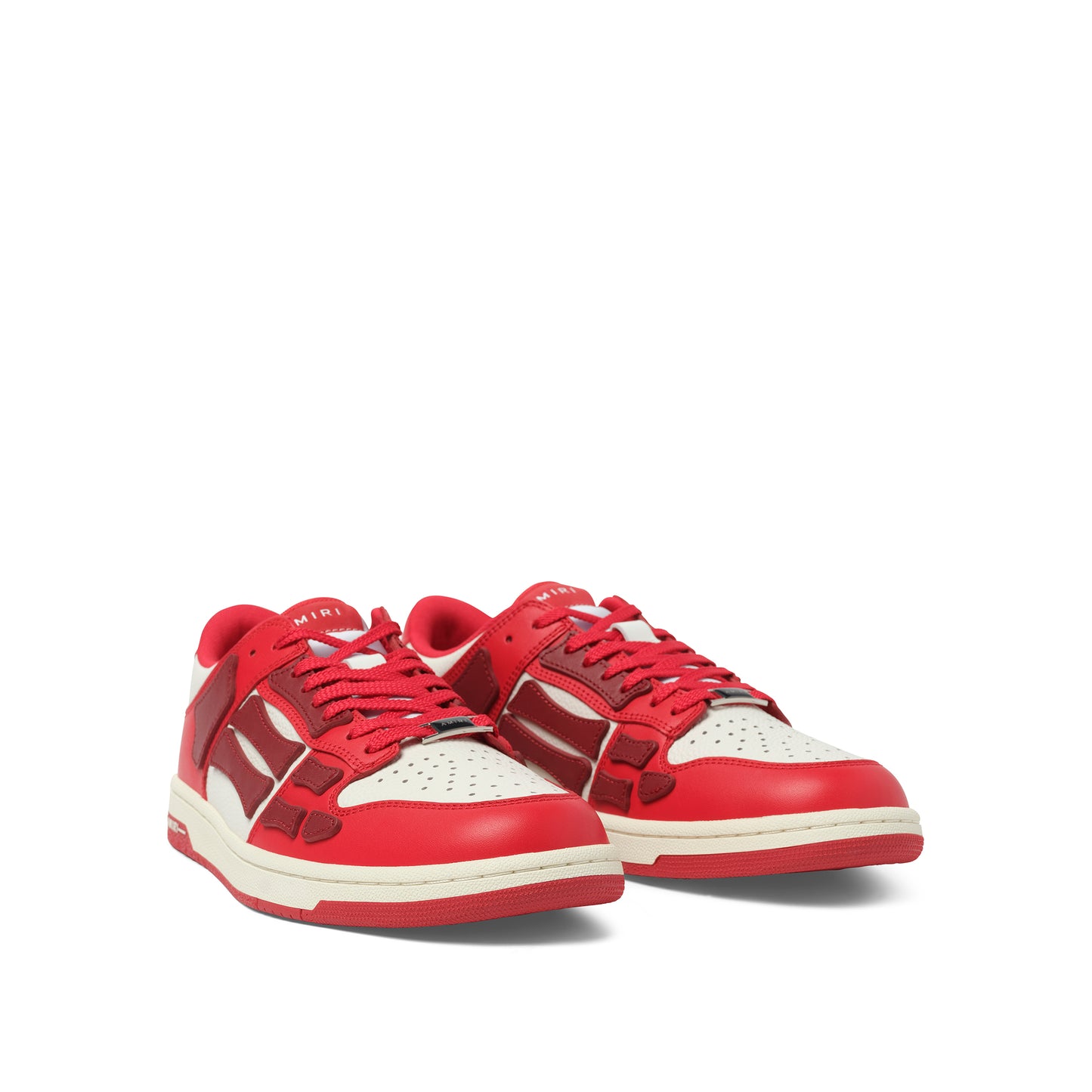 Skeleton Sneaker in Red/White