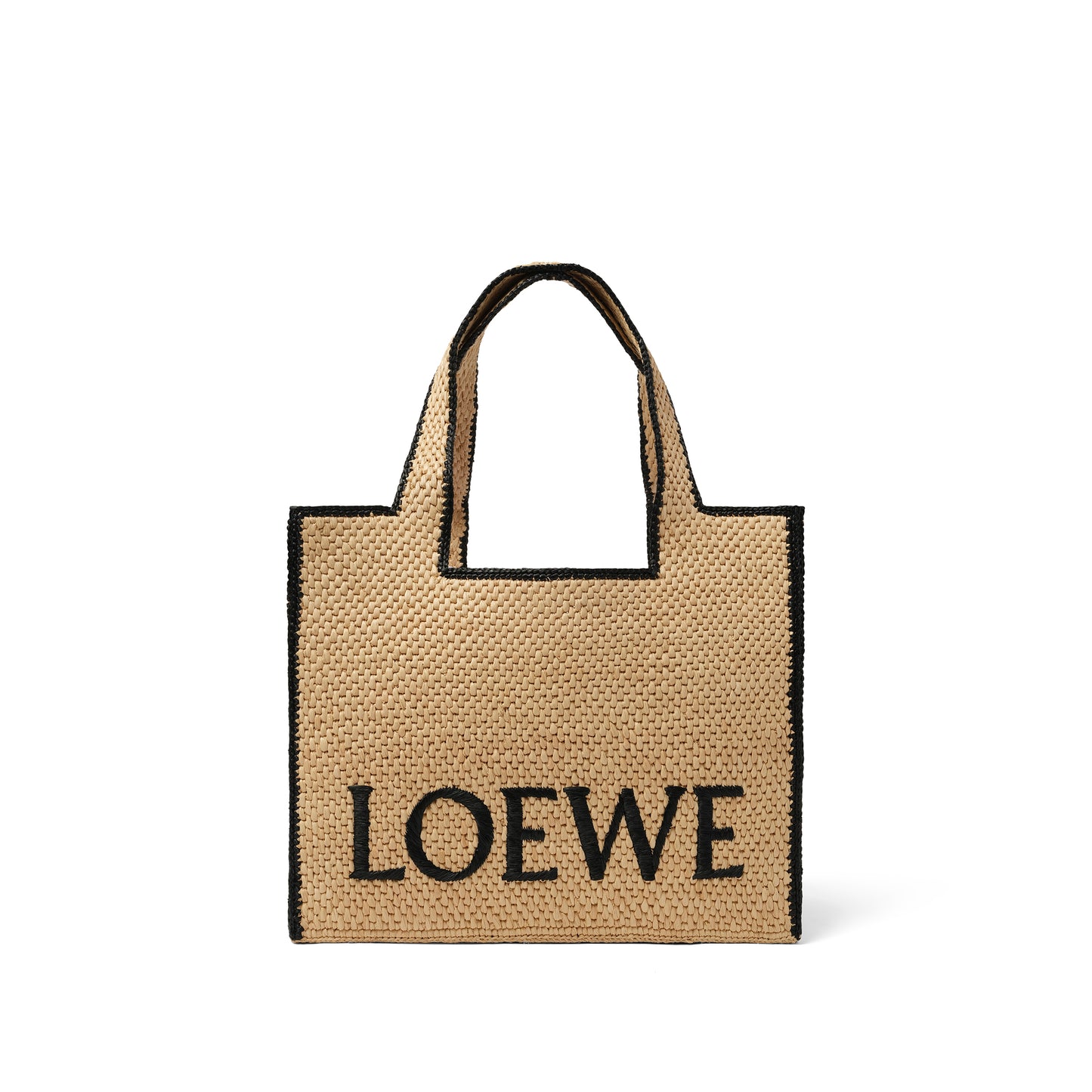 Loewe Font Tote Large Bag in Natural